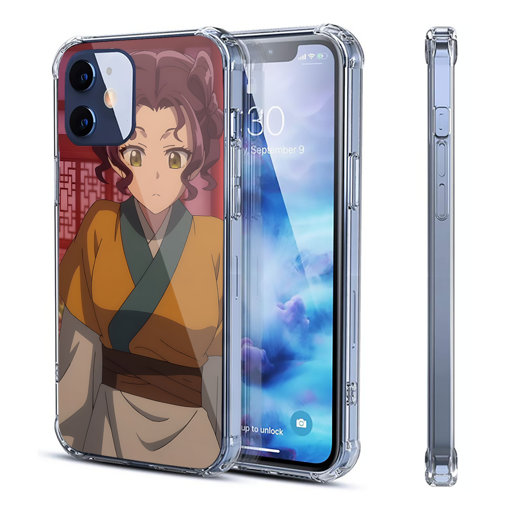 （画像用） 薬屋のひとりごと The Apothecary Diaries 【iPhone 12シリーズ対応】透明スマホケース（クリアソフトケース）